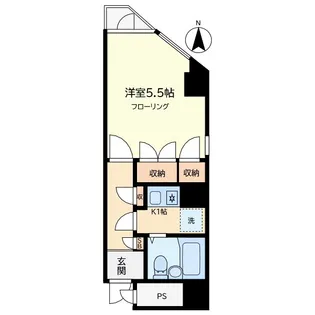 ロジェマン柿の木坂【5階】の間取り