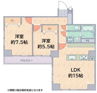新神戸サンクレバー【5階】の間取り