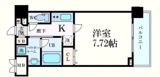 アスヴェル京都西陣【5階】の間取り