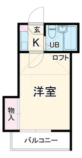 レオパレス石川町第2【2階】の間取り