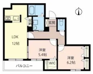シャーメゾン山本【2階】の間取り