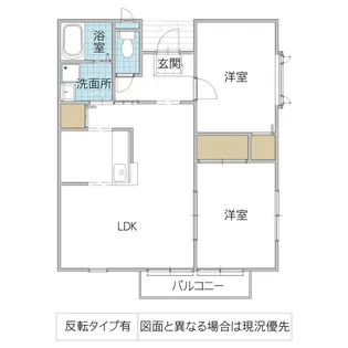 ユイマール・エフ F【1階】の間取り