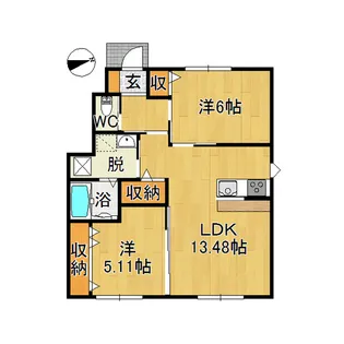 Grace Villa Bの間取り