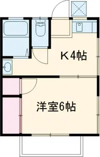 コーポ林【2階】の間取り