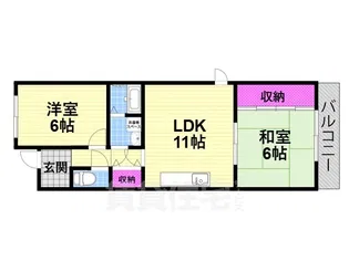 コープ鴻池【3階】の間取り