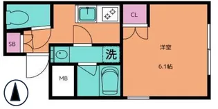 ウィズ小金井パークス【1階】の間取り