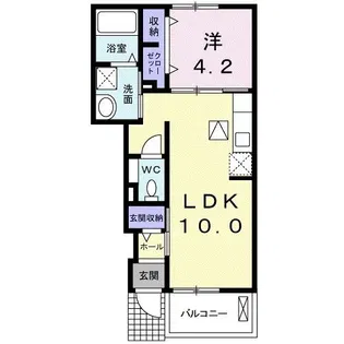 ルミナス・メゾン【1階】の間取り