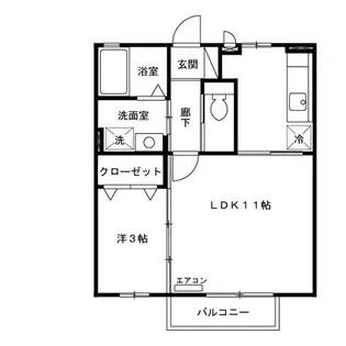 SOHO S HIRAE【2階】の間取り