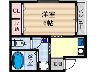 MeZon Fumi【2階】の間取り