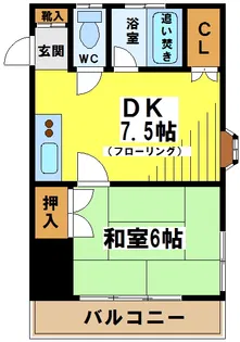 コーポ桑原【2階】の間取り
