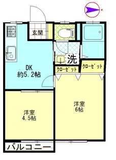 長崎ハイツ【2階】の間取り