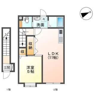 エミネンスコート【2階】の間取り