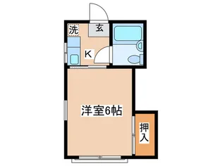 ホワイトコ-ト【1階】の間取り