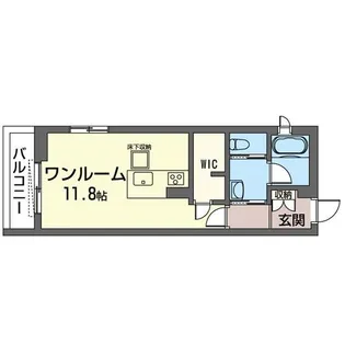 base yard KOUME【1階】の間取り