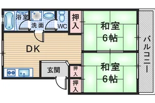 ビラビアンカ【2階】の間取り