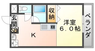 COCORO吹田【2階】の間取り