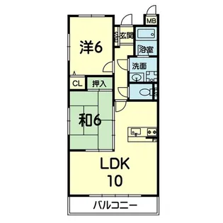 ピア【2階】の間取り