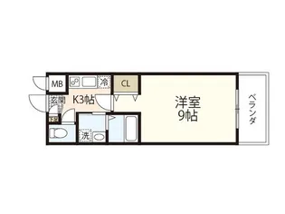 TOR1stBLD.【6階】の間取り