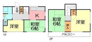 神奈川県秦野市尾尻【一戸建】の間取り