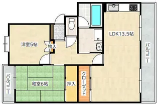 広島県広島市佐伯区三宅3【マンション】の間取り