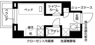 キャンパスヴィレッジ王子神谷【3階】の間取り