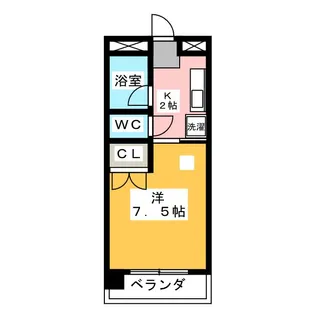サンアップロイヤルガーデンPartI【7階】の間取り