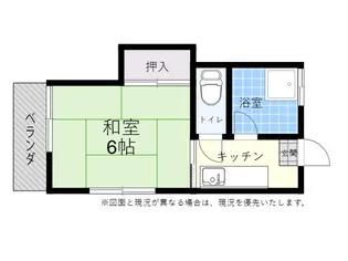 コーポみき【2階】の間取り