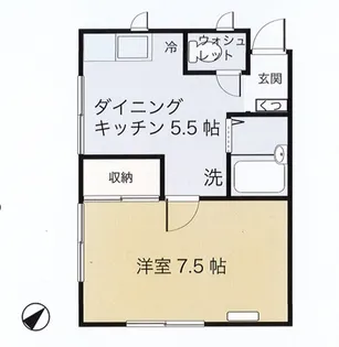 ホームズ大久保【2階】の間取り