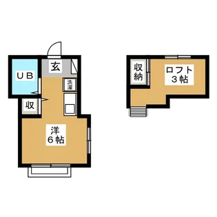 ミヤケハイツ【1階】の間取り