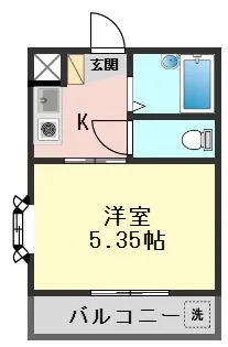 東京都江戸川区上篠崎4【アパート】の間取り