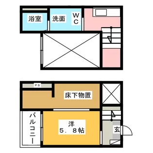 SEIREN福池【2階】の間取り