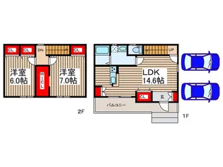 埼玉県狭山市笹井1【一戸建】の間取り