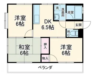 コーポ桜見台【2階】の間取り