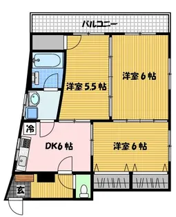 アンダーロック宝町【5階】の間取り
