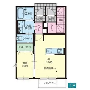 峰M1【1階】の間取り