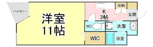 F.O.S SQUARE【3階】の間取り