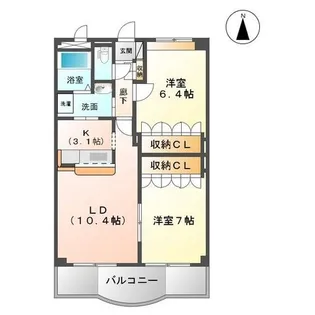 グレイスヴィラ(市原市)【3階】の間取り