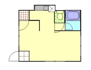 第1高尾荘【1階】の間取り