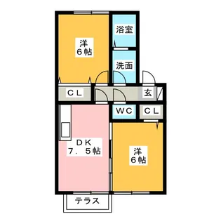 リンデンバウム【1階】の間取り