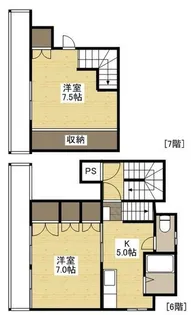 日東広島八丁堀ビル【6階】の間取り
