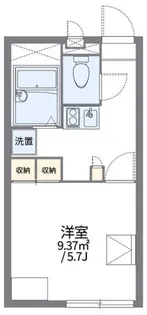 レオパレスピアンターレ【2階】の間取り