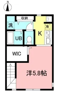 1Kの間取り画像