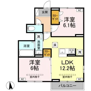 神奈川県秦野市千村5【アパート】の間取り