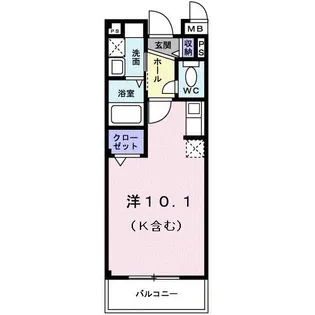 ウィンドワード【1階】の間取り