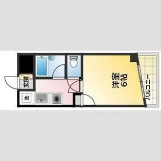 ドルフ亀島I【5階】の間取り