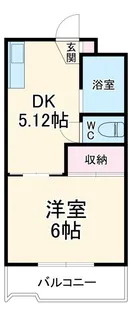 第2ヴィラトーヨー【1階】の間取り