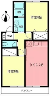 フラワーメゾン【0】【2階】の間取り