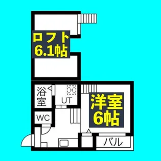 グリーンリーフ名城清水【1階】の間取り