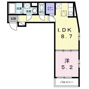 神奈川県相模原市南区相武台3【アパート】の間取り