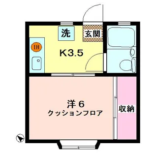 テラス尾山台【1階】の間取り